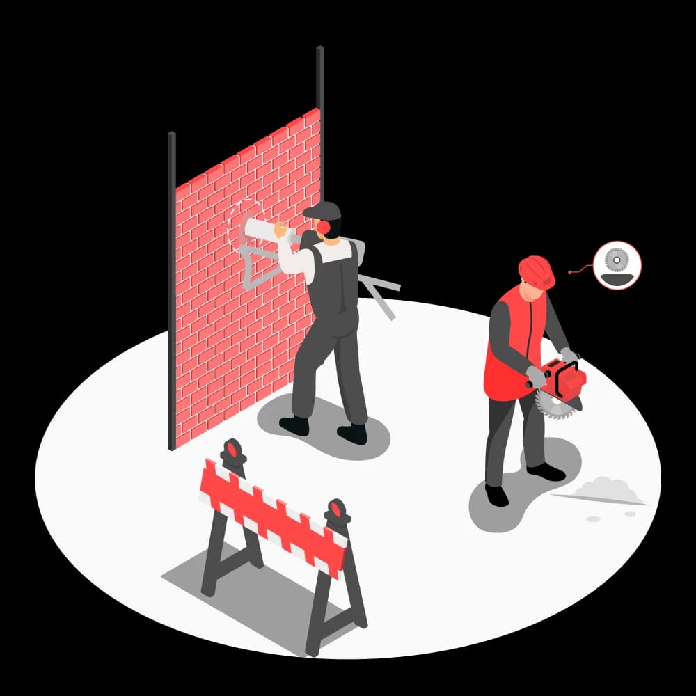 Kernbohrungen- & Betonschneiden